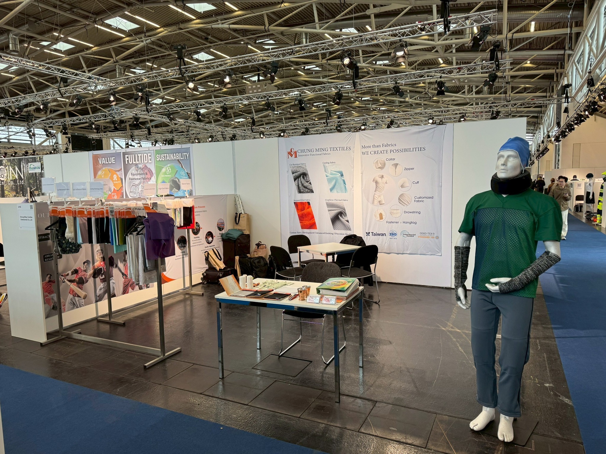 2026.03.27崇銘紡織參加德國慕尼黑紡織展PERFORMANCE DAYS functional fabric fair